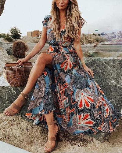 Women's Summer Trendy Vacation Maxi Dress