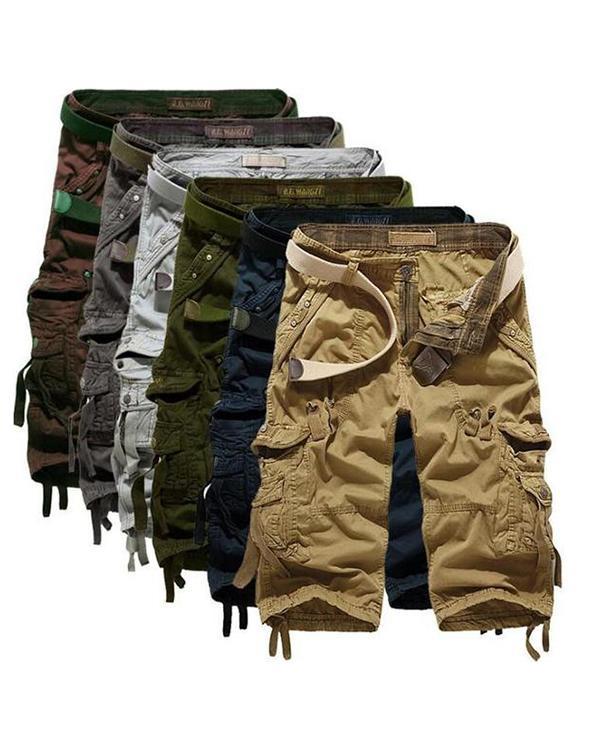 Plus Size Men's Loose Work Casual Shorts