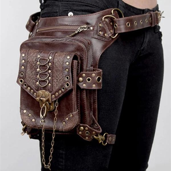 Women's Retro Punk Crossbody Bag