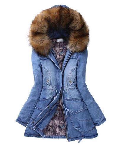 Winter Turndown Collar Loose Warm Coats