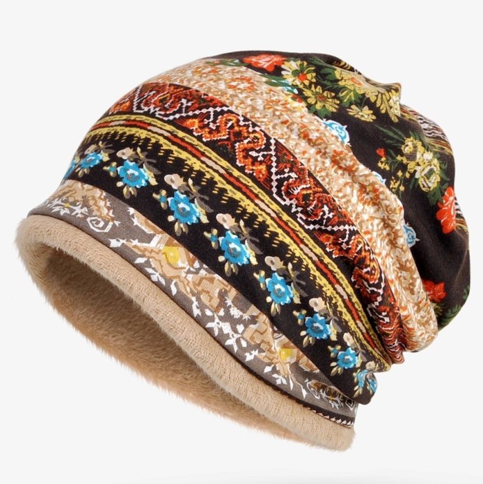 Winter Warm Cotton Tribal Vintage Hats