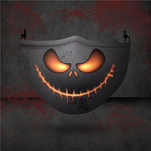 Halloween Style Printed Cloth Mask Accessories