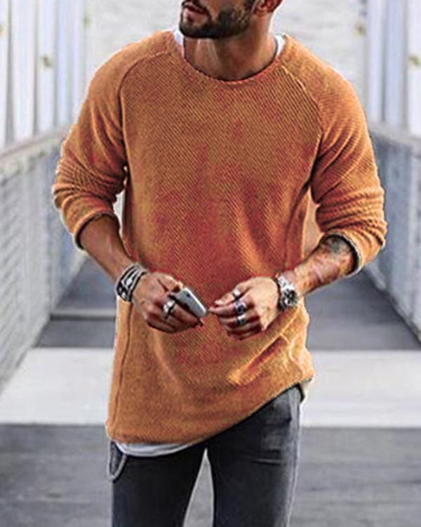 Basic Slim Long Sleeve Sweater