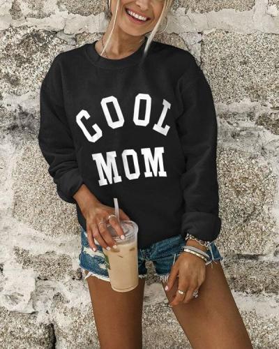 Women's Fashion Letter Print Cozy Sweatshirt(8 Patterns)