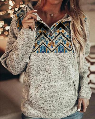 Long Sleeve Casual Sweatshirt