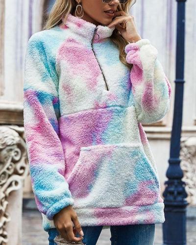 Women Casual Fleece Loose SweatShirt