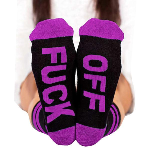 Men Women Letter Print Socks