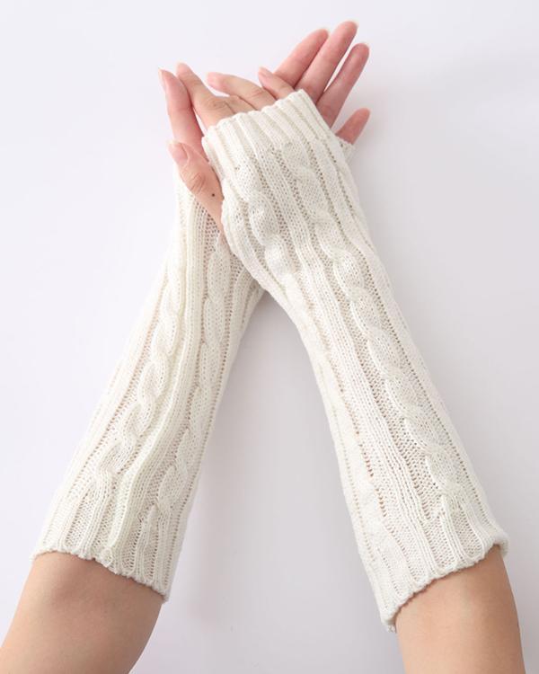 Casual Knitted Women All Season Gloves