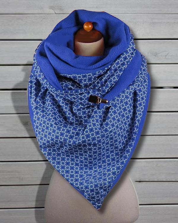 Women Printed Scarf Shawl Casual Winter Scarf