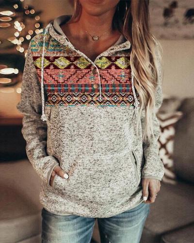 Hoodie Cotton Long Sleeve Casual Sweatshirt