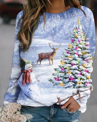 Christmas Digital Printed Sweatshirt