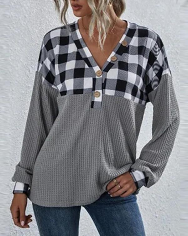 V Neck Casual Shirts & Tops