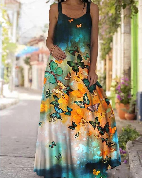 US$ 32.99 - Women's Sexy Print Summer Maxi Dress - www.tangdress.com