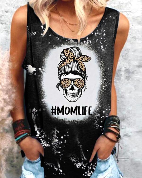 MaMa Casual Printed Vest