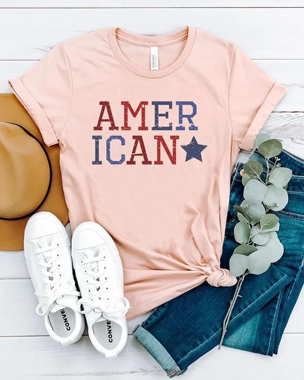 Casual 4th Of July Tees USA T-shirt