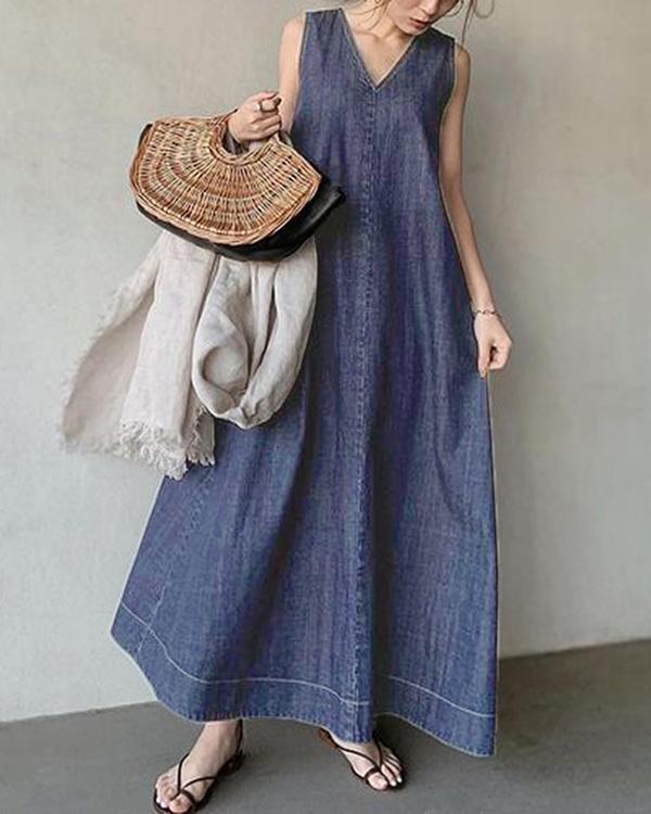 Summer Frill Ladies Fashion Plain Casual Long Skirt