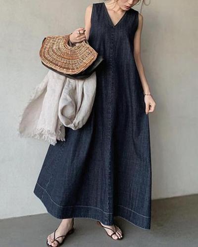 Summer Frill Ladies Fashion Plain Casual Long Skirt