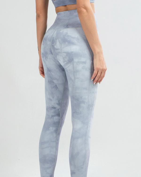 Tie-dye High Waist Yoga Pants Sports Leggings