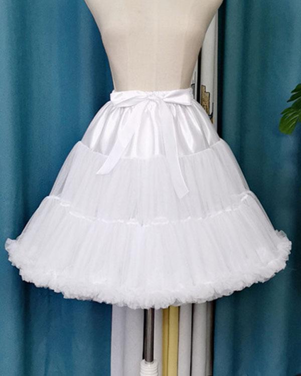 Tulle Lolita Petticoat Cosplay Party Dress Petticoat Ballet Tutu Underskirt