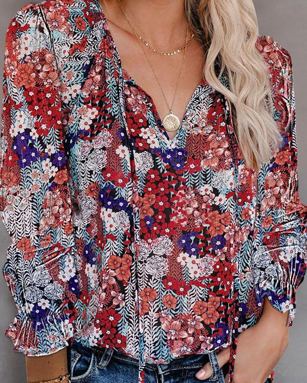 Women's Casual Print Blouse