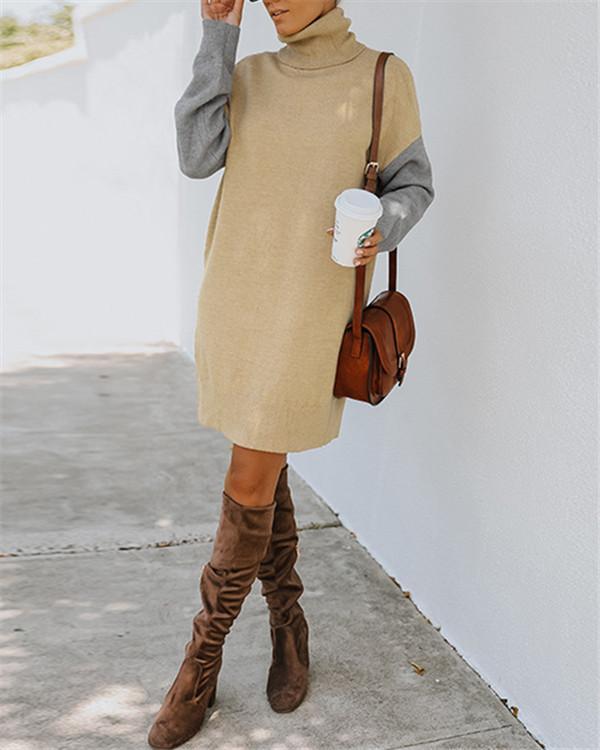 Loose knit dress