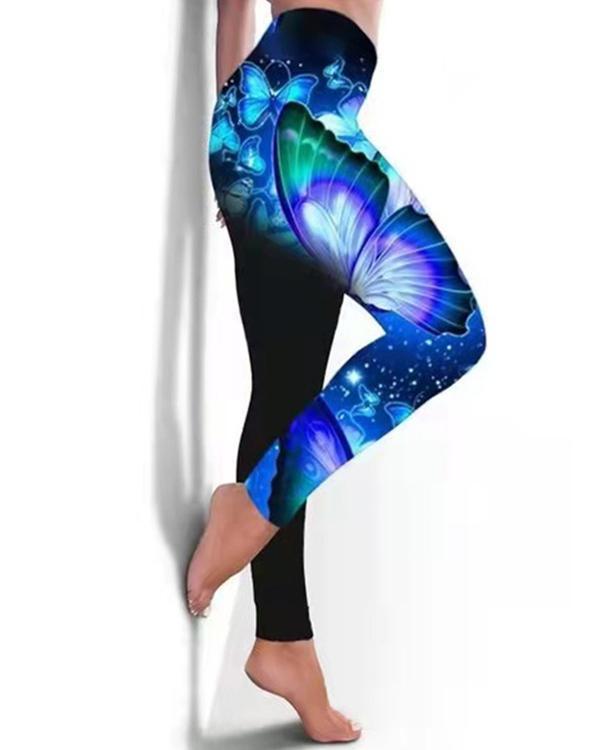 Fashion Print High Waist Leggings