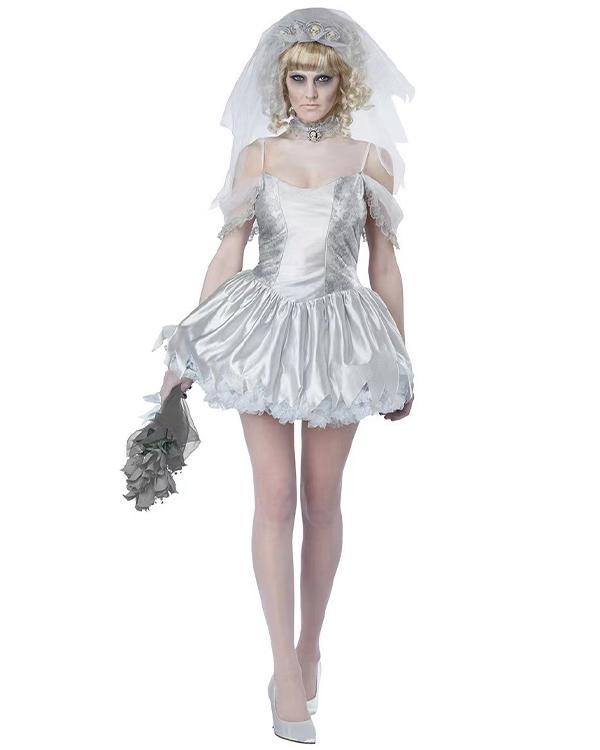 Halloween Cosplay Ghost Bride Dress