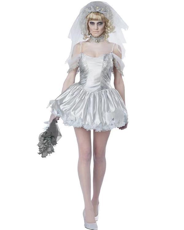 Halloween Cosplay Ghost Bride Dress