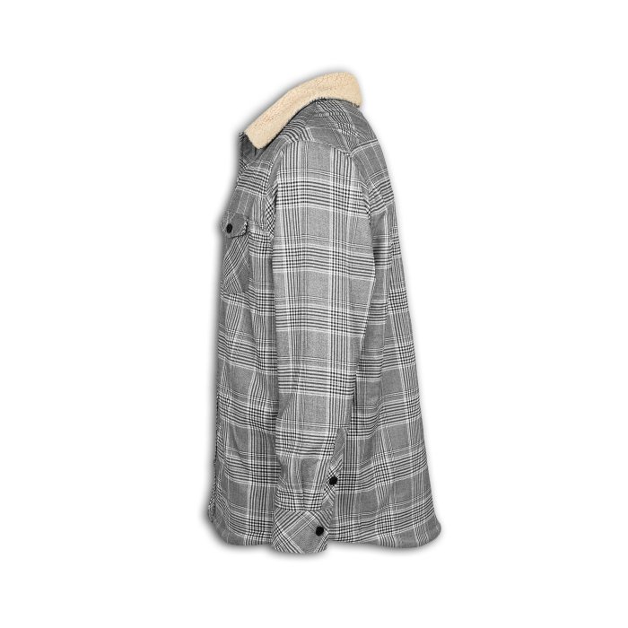 Street fashion casual plaid texture jacket