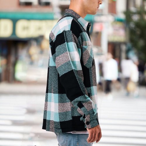 Mens casual plaid jacket