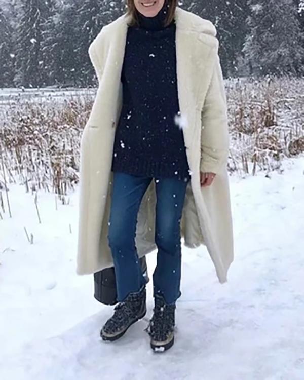 Winter Warm Oversized Teddy Coat