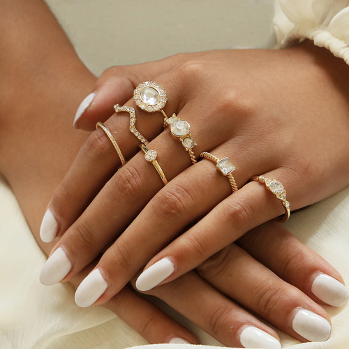 Stylish Simplicity 7PCS Ring Set