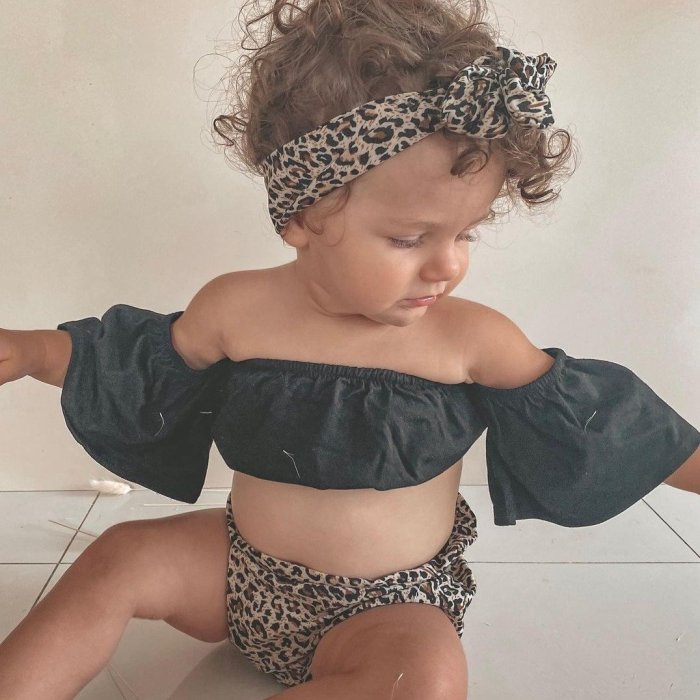 3-Piece Girl Leopard Set