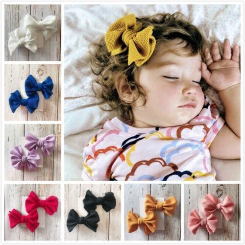 2-Piece Baby Bow Hair Band + Hair Clip