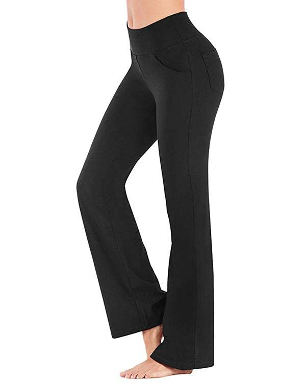 Women's Slim Wide Leg Pants Casual Yoga Pants S-4XL