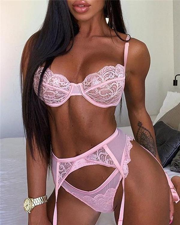 3PCS Lace Lingerie Set