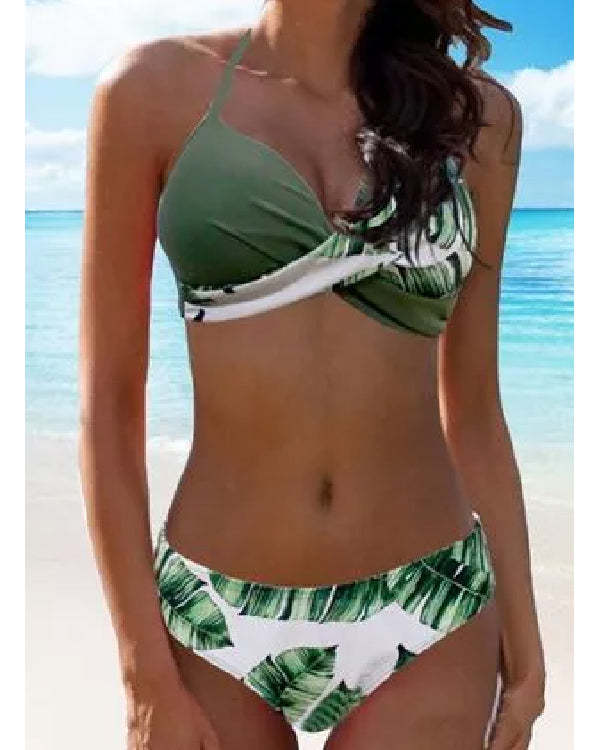 Split Bikini Casual Swimsuit