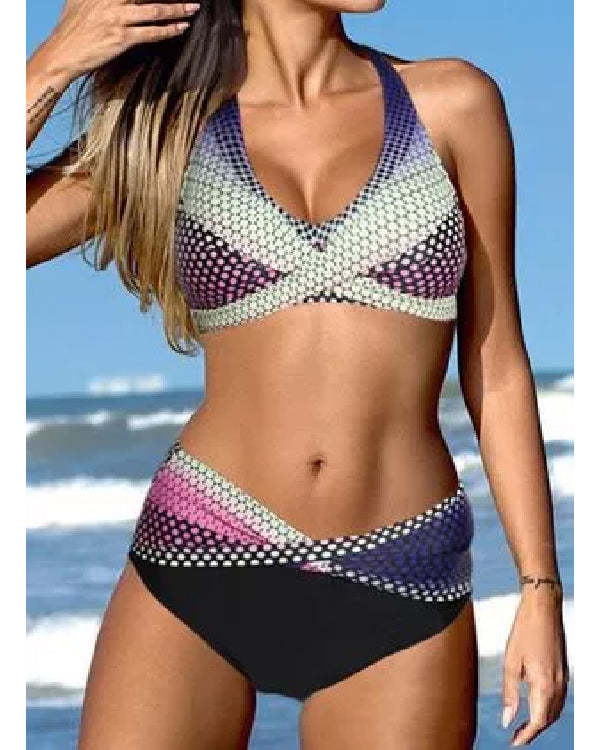 Split Bikini Casual Swimsuit