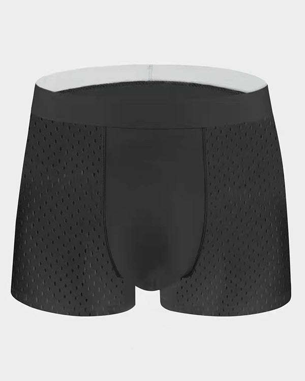 Men's Ice Wire Breathable Mesh Flat Pair Underwear Pants