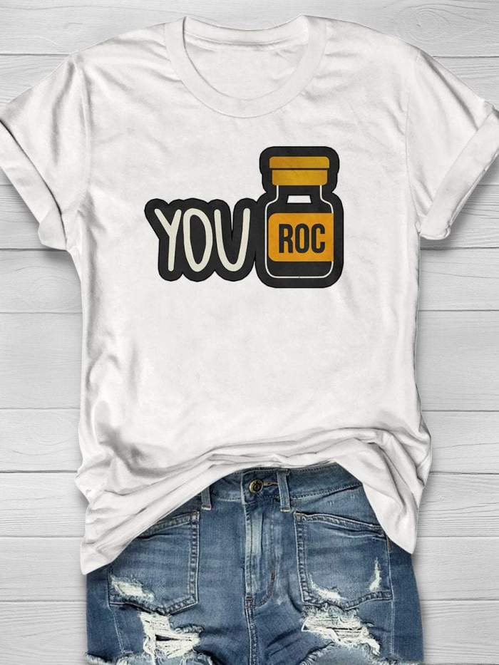 You ROC Print Short Sleeve T-shirt