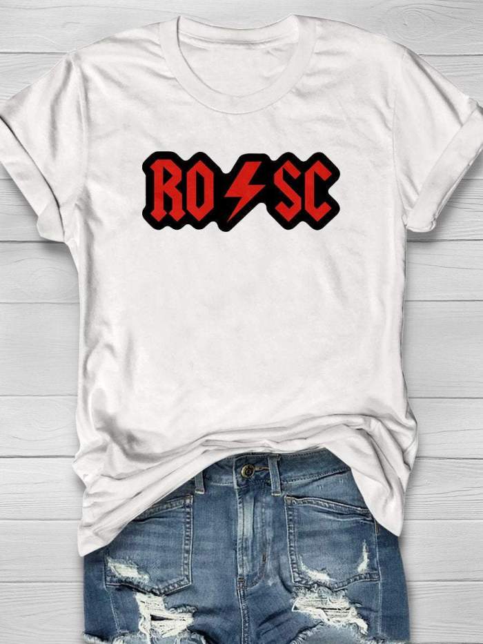 ROSC Nurse Print Short Sleeve T-shirt