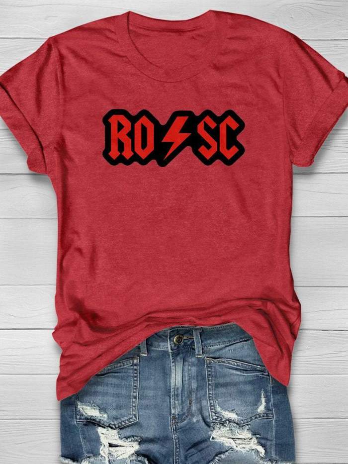 ROSC Nurse Print Short Sleeve T-shirt