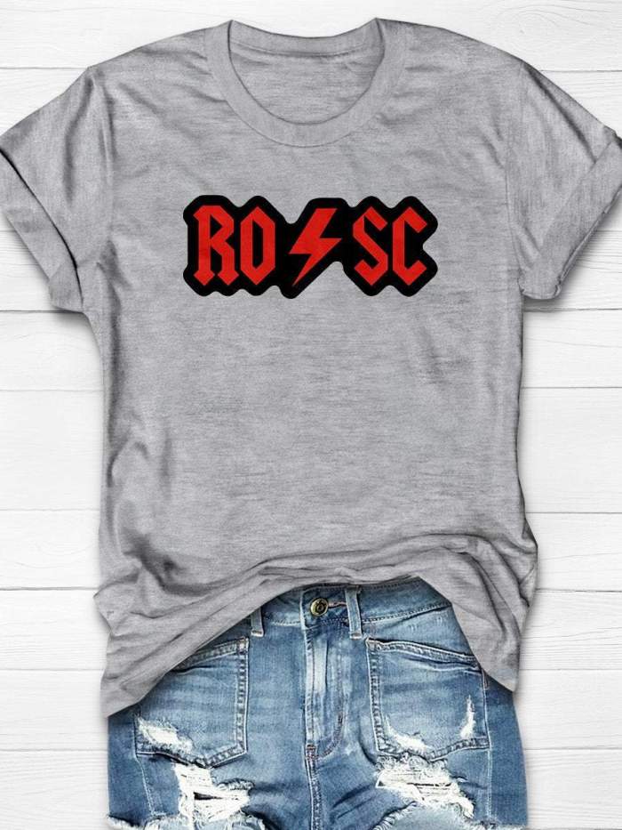 ROSC Nurse Print Short Sleeve T-shirt