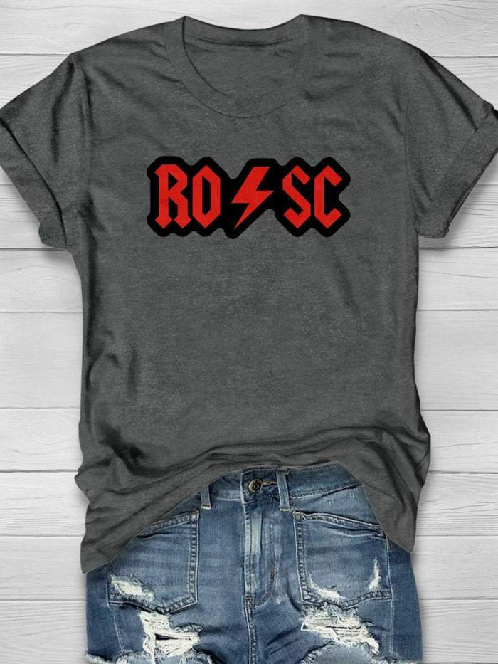 ROSC Nurse Print Short Sleeve T-shirt
