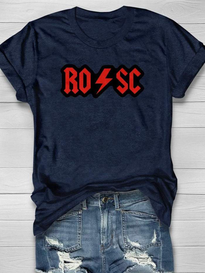 ROSC Nurse Print Short Sleeve T-shirt