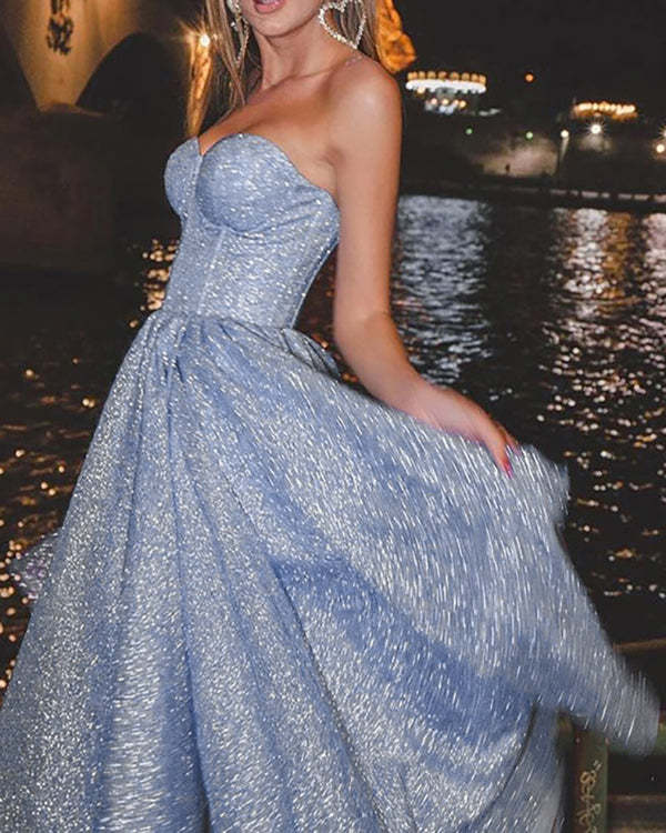 Elegant Sequin Sling Slit Dress S-L