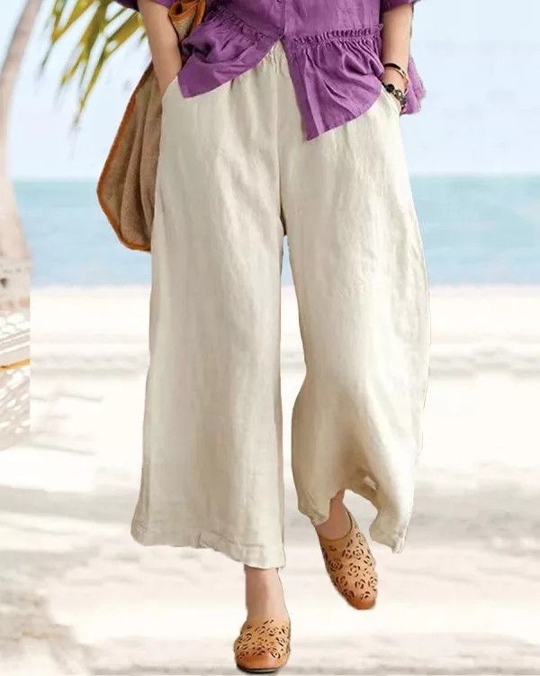 Loose Casual Linen Pants