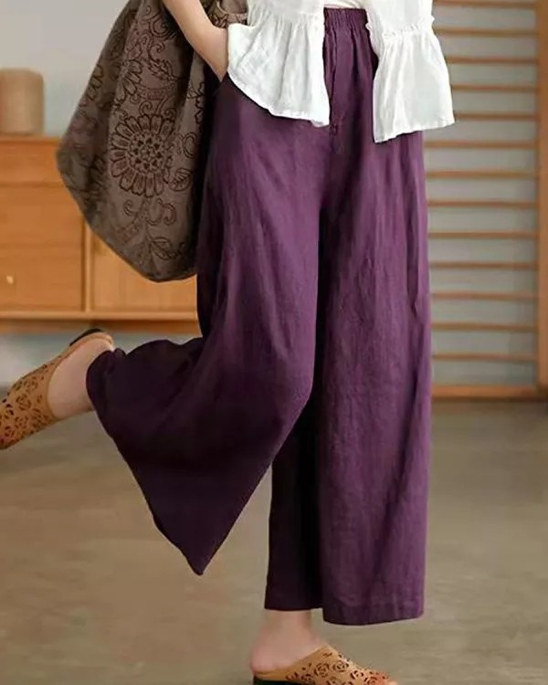 Loose Casual Linen Pants