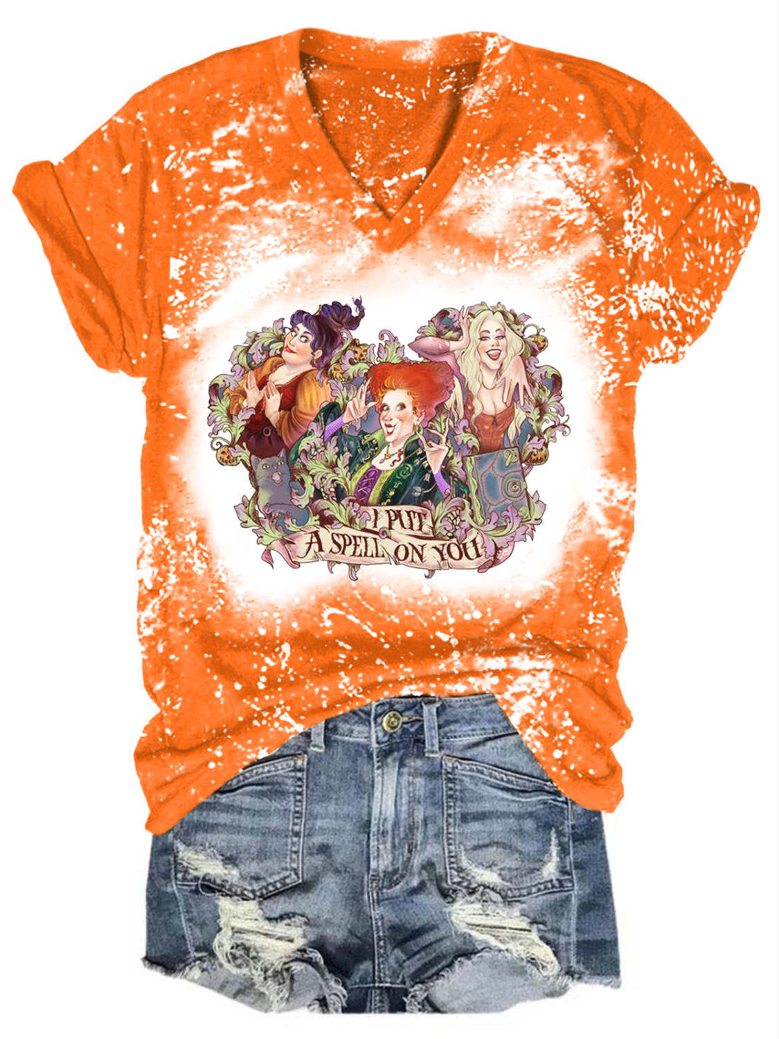 Halloween Sanderson Sisters Tie Dye Shirt