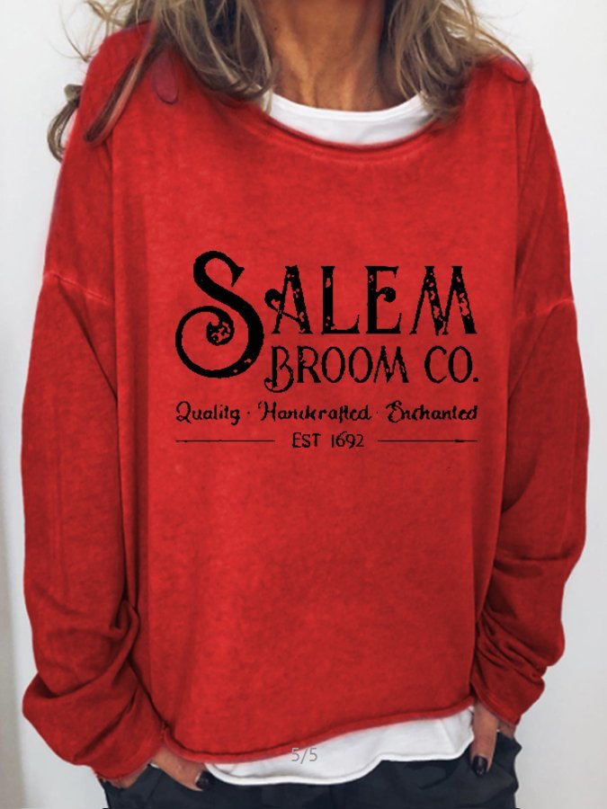 Letter Print Long Sleeve Sweatshirt